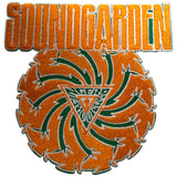 Soundgarden: Badmotorfinger Orange on Green Standard Patch