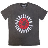 Soundgarden: Circle Logo Stone Wash T-Shirt (Wash)