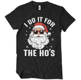 Santa Claus - I Do It For The Ho's T-Shirt T-Shirt fra Christmas