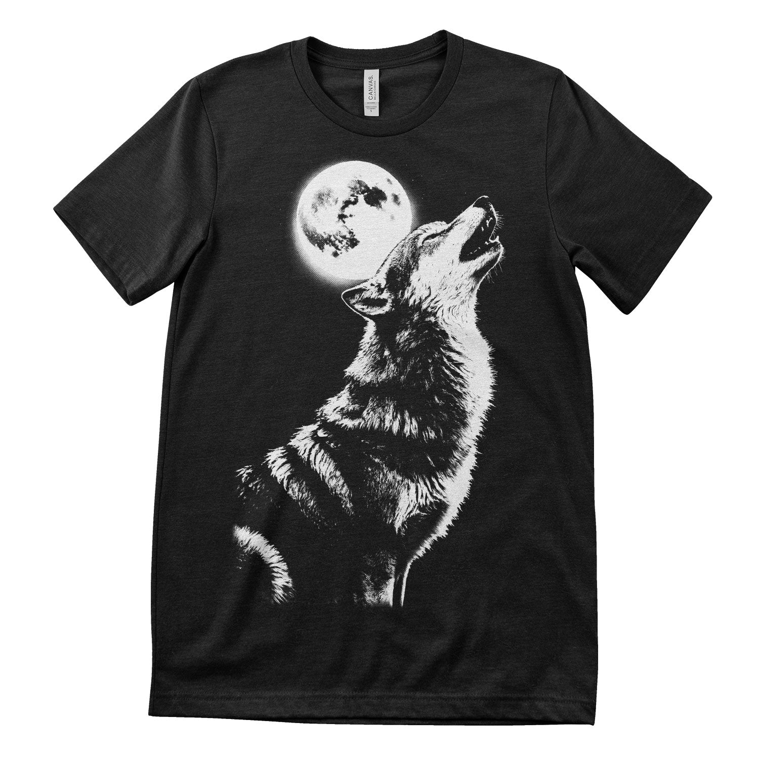 Wolf Howl T-Shirt T-Shirt fra Statements