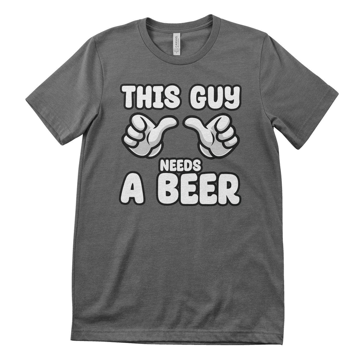 Cartoon Hands - This Guy Needs A Beer Tee