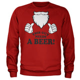 This Guy Needs A Beer Sweatshirt Sweatshirt fra Christmas