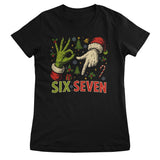 Christmas Six Seven Sign Girly Tee