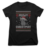 Meowy Christmas Girly Top