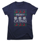 Merry Catmas Girly Top