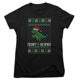 Merry T-Rexmas Girly Top