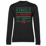 Single & Ready To Jingle Girly Sweatshirt Girly Sweatshirt fra Christmas