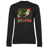 Christmas Six Seven Sign Girly Sweatshirt