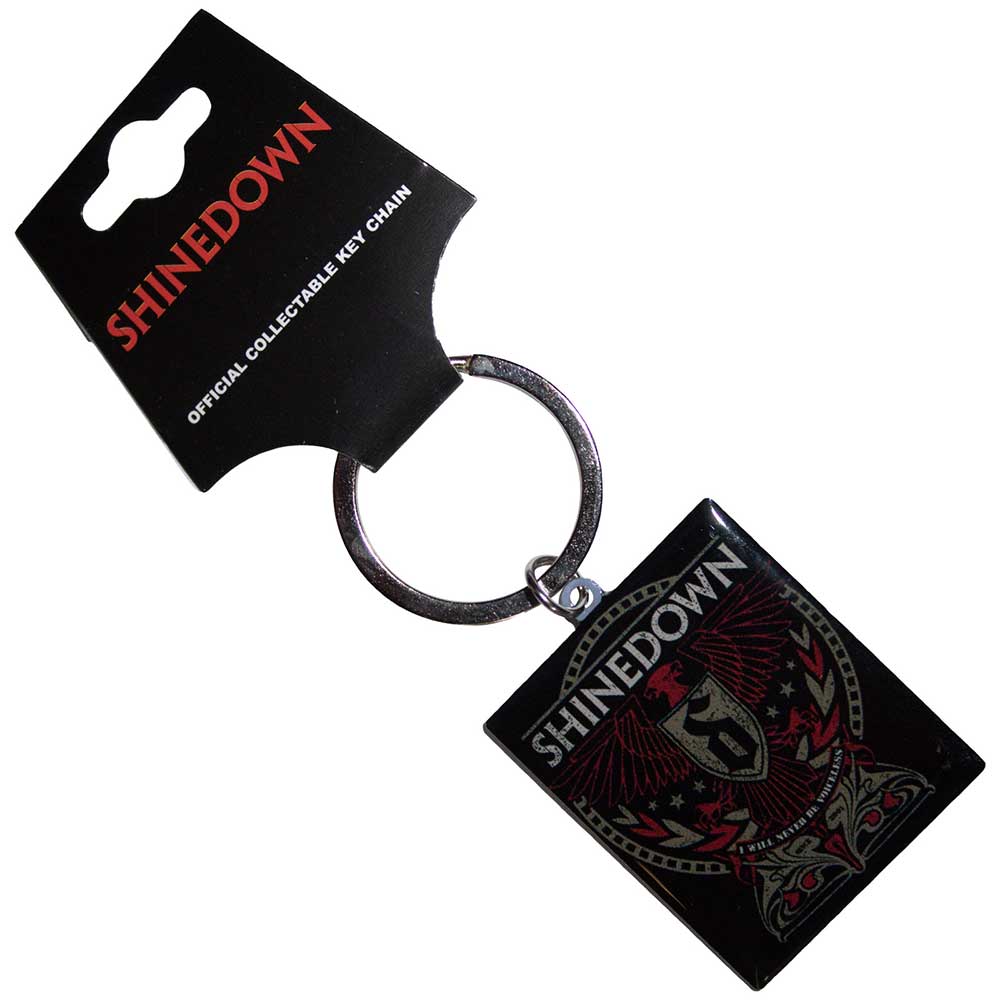 Shinedown: I Will Never Be Voiceless Keychain (Die Stamping)