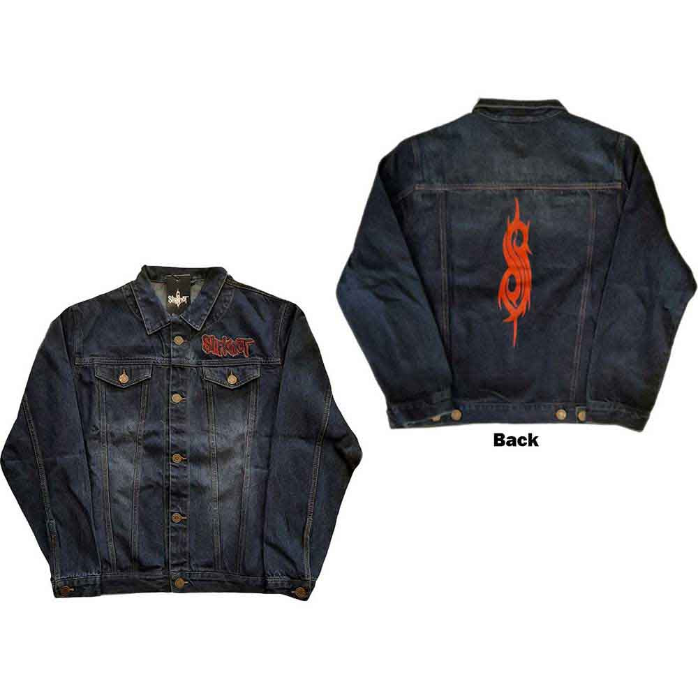 Slipknot: Tribal Logo (Denim Blue) Jakke – officielt merchandise
