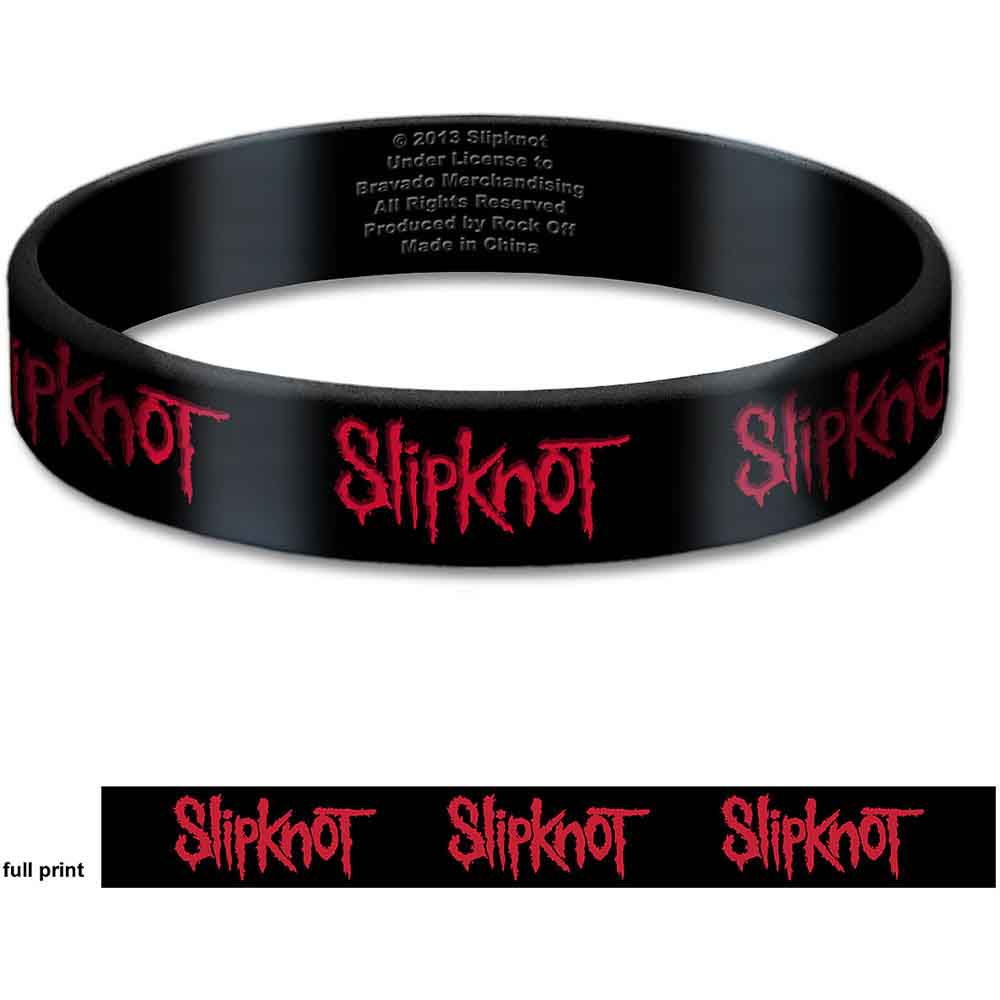 Slipknot: Logo Armbånd – officielt merchandise