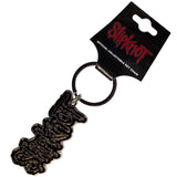 Slipknot: Black Logo Black Border Keychain