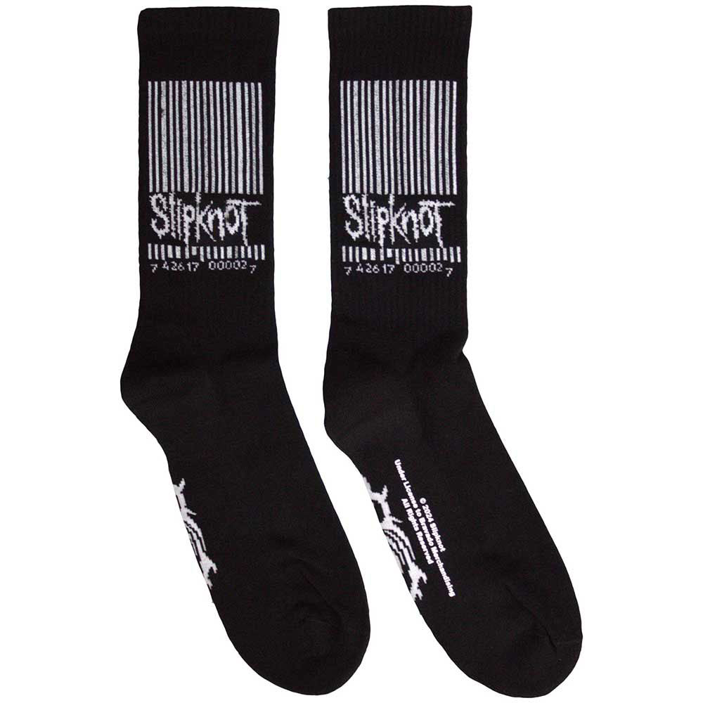 Slipknot: Barcode & Tribal S (UK Size 4 - 7) Strømper – officielt merchandise