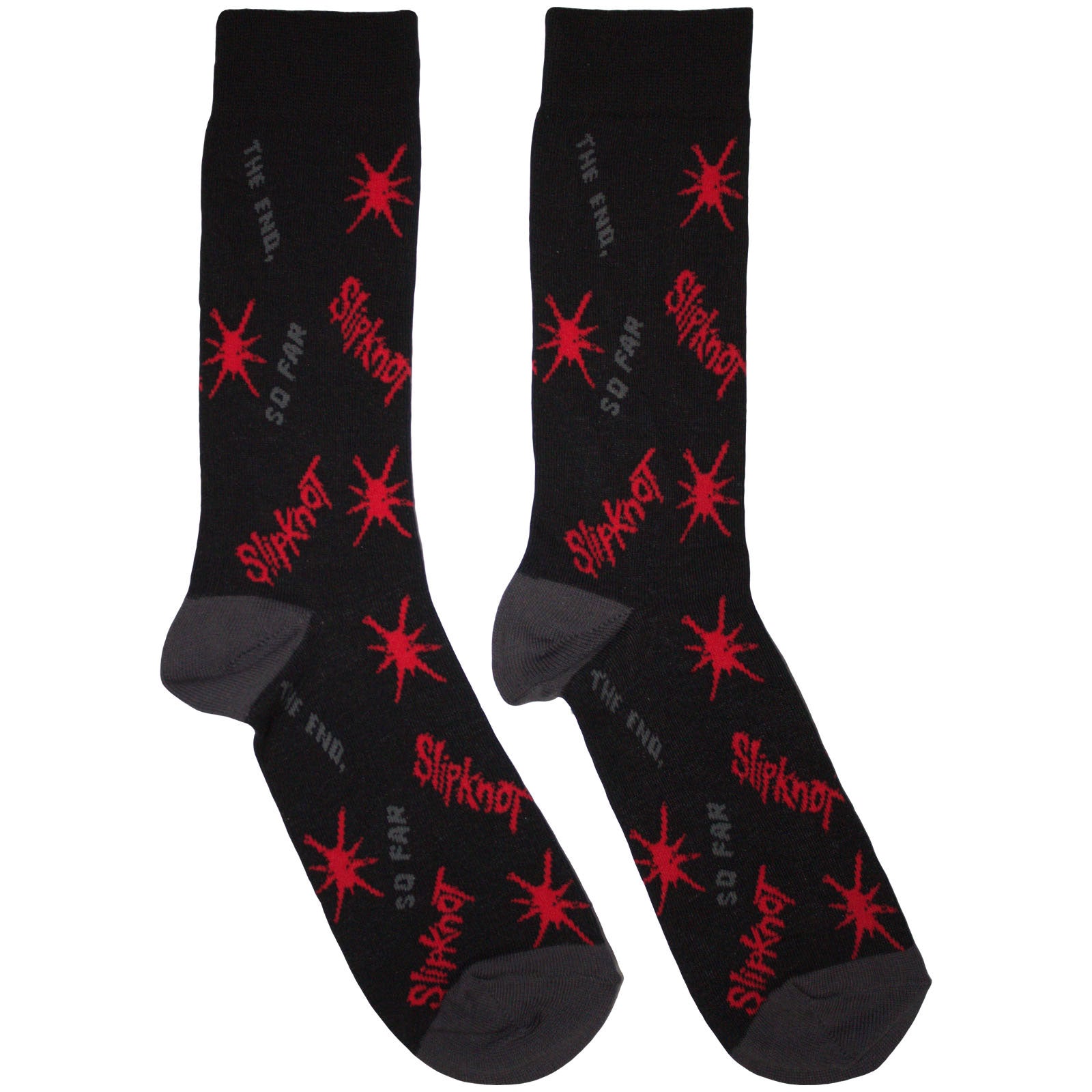 Slipknot: All Over Print Splat The End - So Far (UK Size 6 - 11) Strømper – officielt merchandise