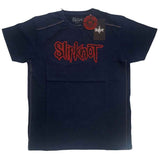 Slipknot: Logo (Navy Blue) (Wash Collection) (LOS) T-shirt – officielt merchandise