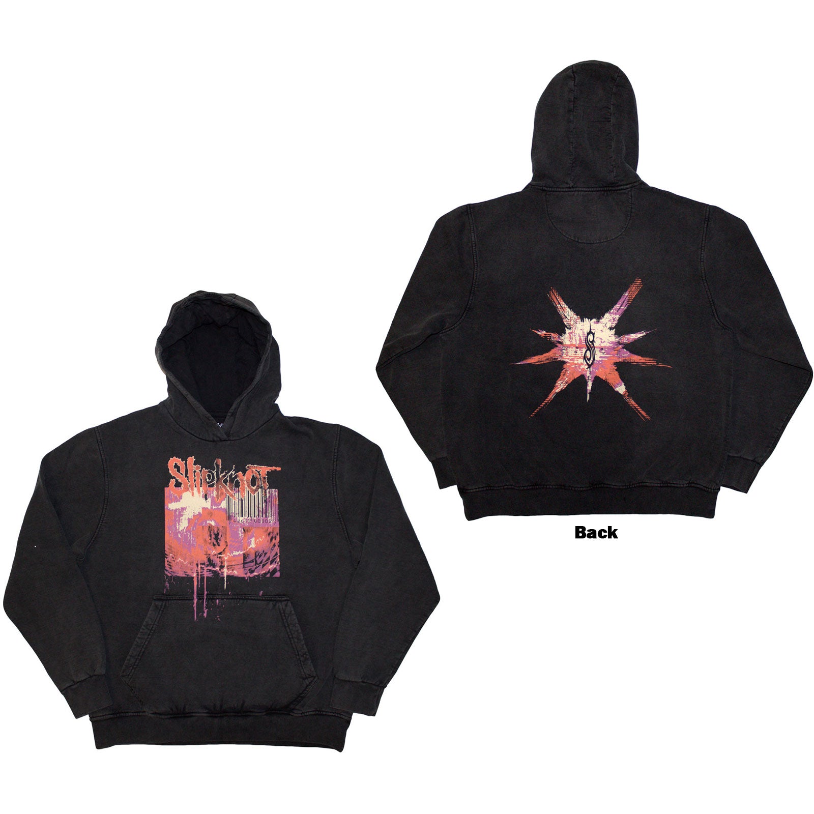 Slipknot: The End - So Far Barcode (Charcoal Grey) Hoodie – officielt merchandise