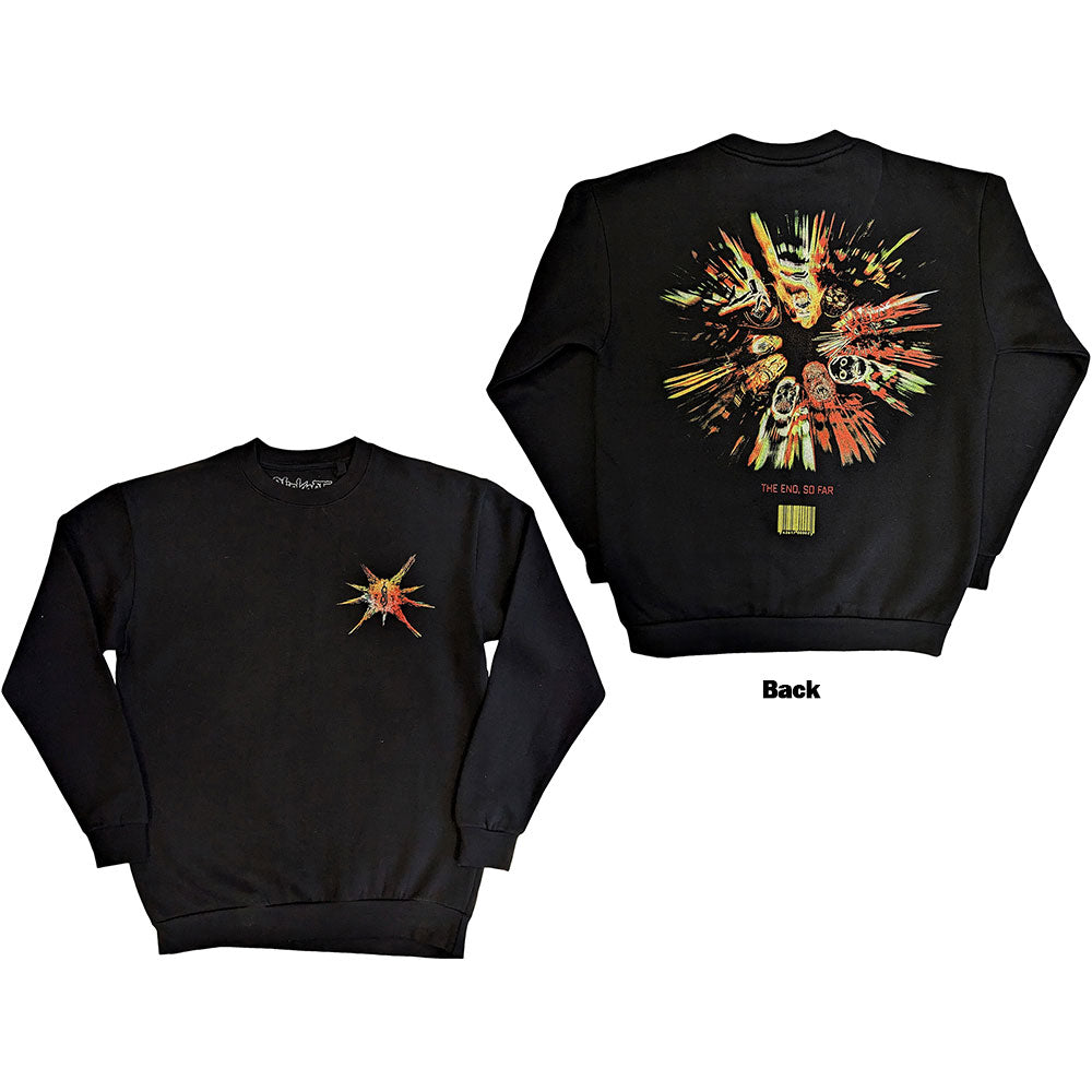 Slipknot: The End So Far Band Figures Sweatshirt (Back Print)
