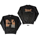 Slipknot: The End So Far Faces & Barcode Sweatshirt (Back Print)