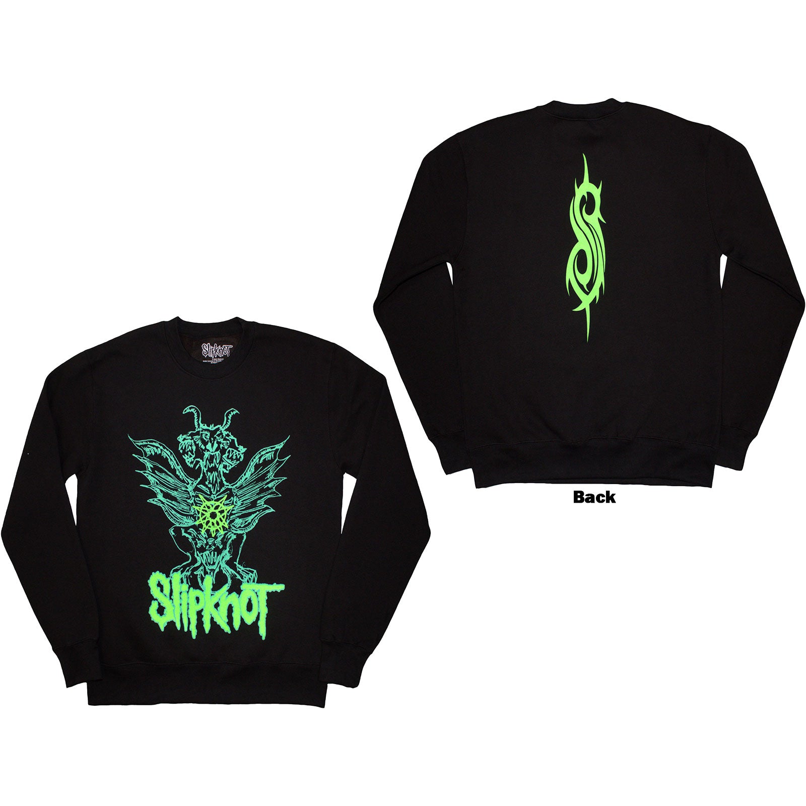 Slipknot: Green Demon Sweatshirt (Oversized)