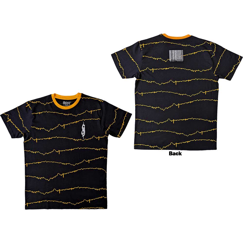 Slipknot: The End So Far Tribal-S & Barcode Ringer Ringer T-Shirt (Back Print)