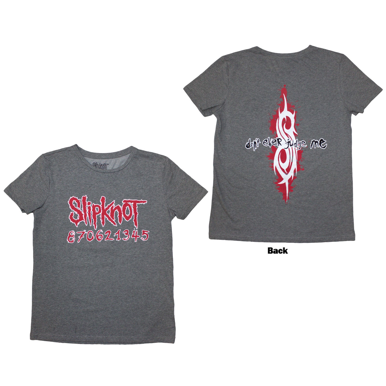 Slipknot: Don't Ever Judge Me T-Shirt (Kvinder)