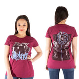 Slipknot: Goat Logo Demon (Maroon Red) T-shirt – officielt merchandise