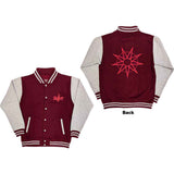 Slipknot: 9 Point Star (Maroon Red & Grey) Jakke – officielt merchandise