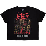 Slayer: Reign In Blood Crop Top (Kvinder)