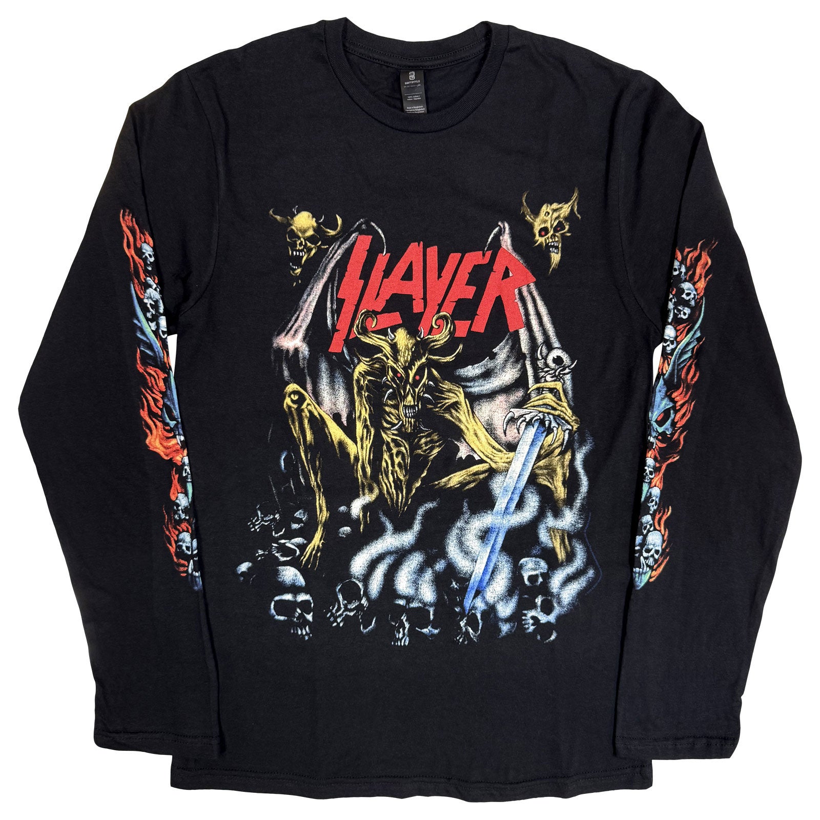 Slayer: Airbrush Demon (Sleeve Print) Long Sleeve – officielt merchandise