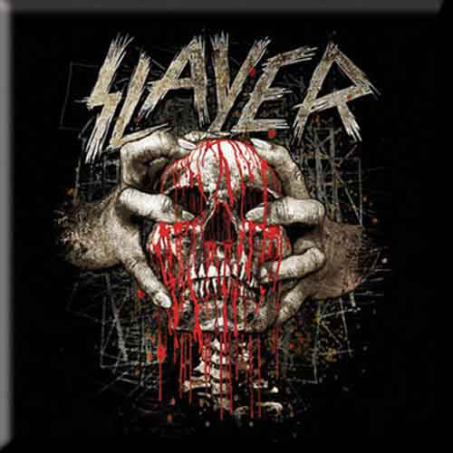 Slayer: Skull Clench Magnet – officielt merchandise