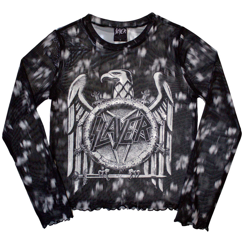 Slayer: Mono Eagle Crop Top (Kvinder) (Mesh)