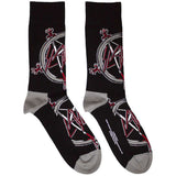 Slayer: Pentagram (UK Size 4 - 7) Strømper – officielt merchandise