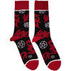 Slayer: Logos and Pentegrams Ankle Socks
