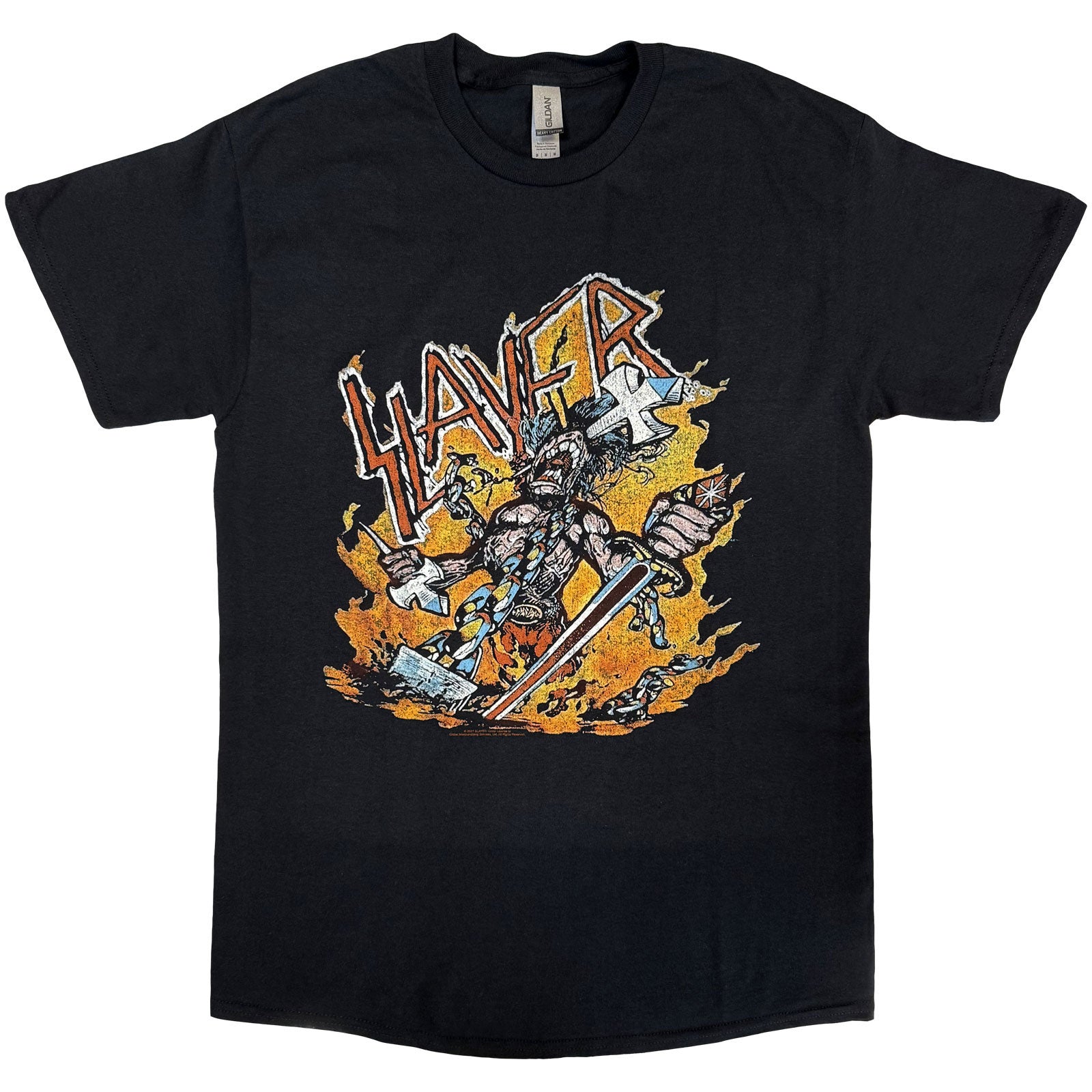Slayer: Cartoon Flames T-shirt – officielt merchandise