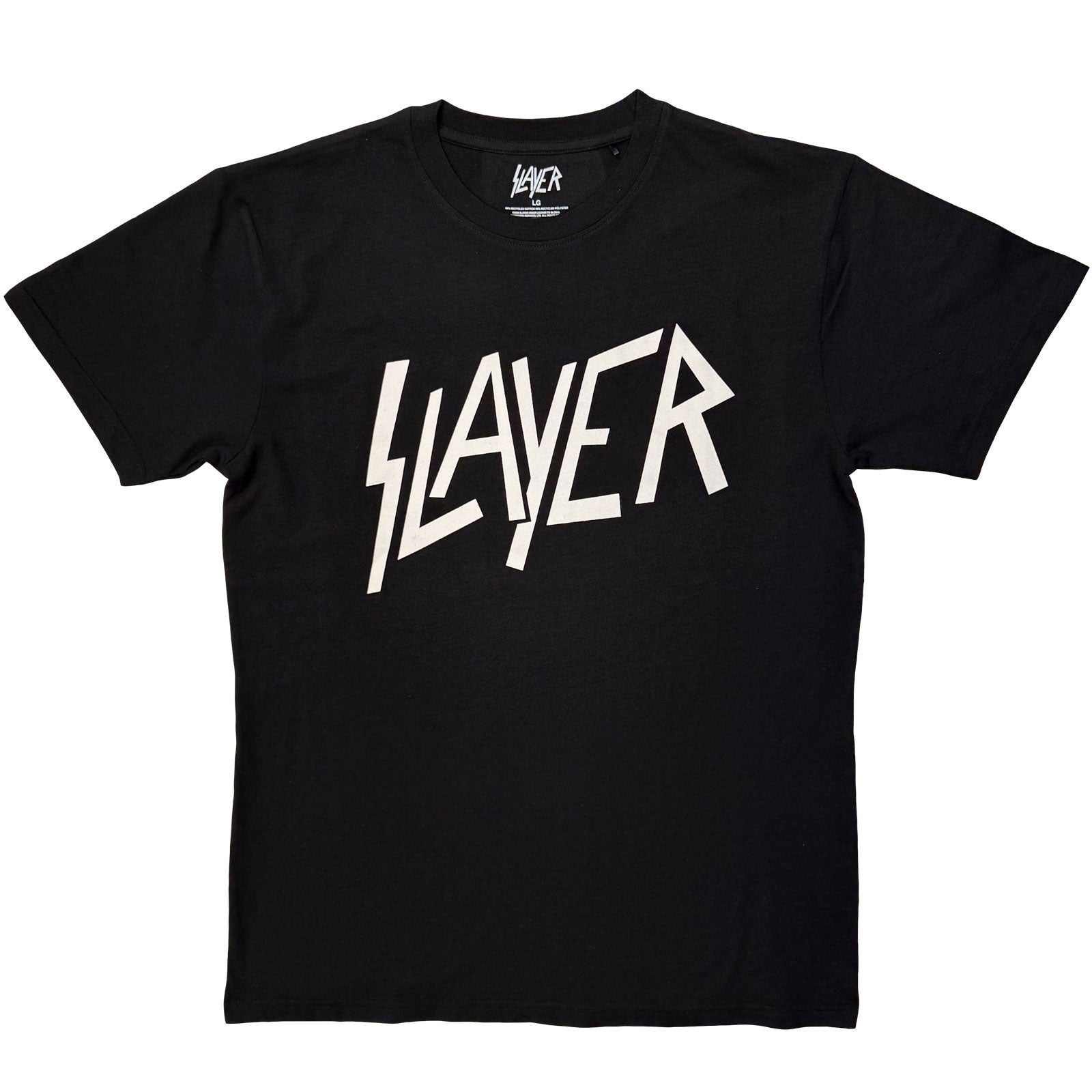 Slayer: Logo Mono T-shirt – officielt merchandise