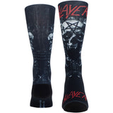 Slayer: Skulls & Pentagram Sublimation (UK Size 6.5 - 11) Strømper – officielt merchandise