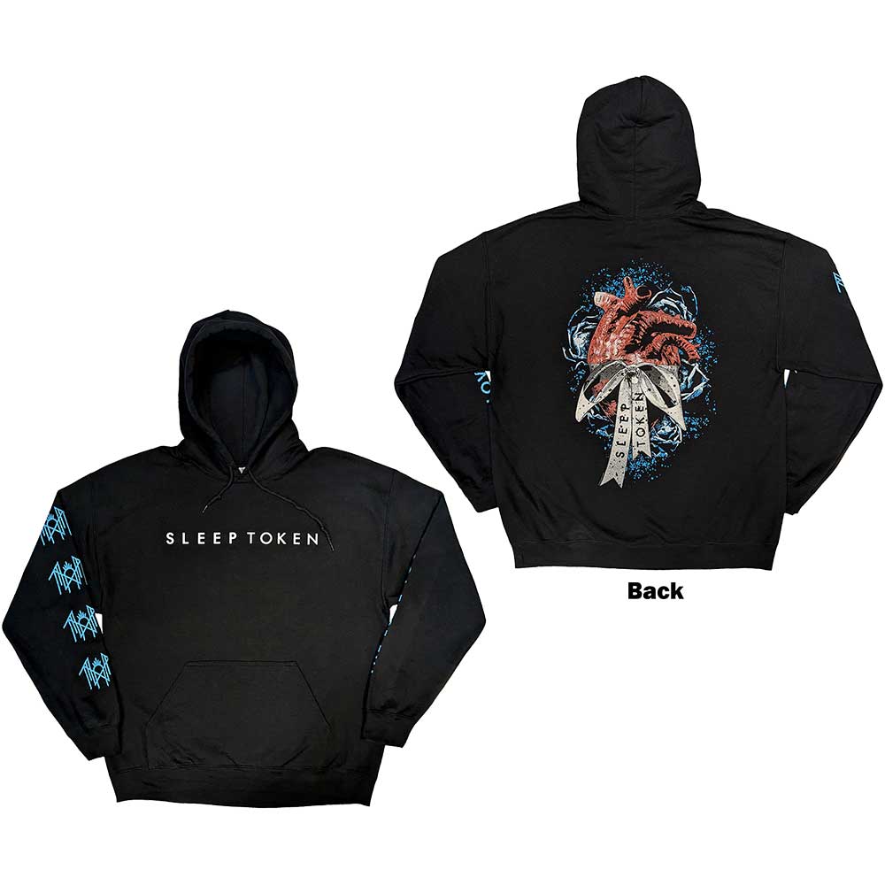 Sleep Token: The Love You Want Heart Pullover Hoodie (Back Print)