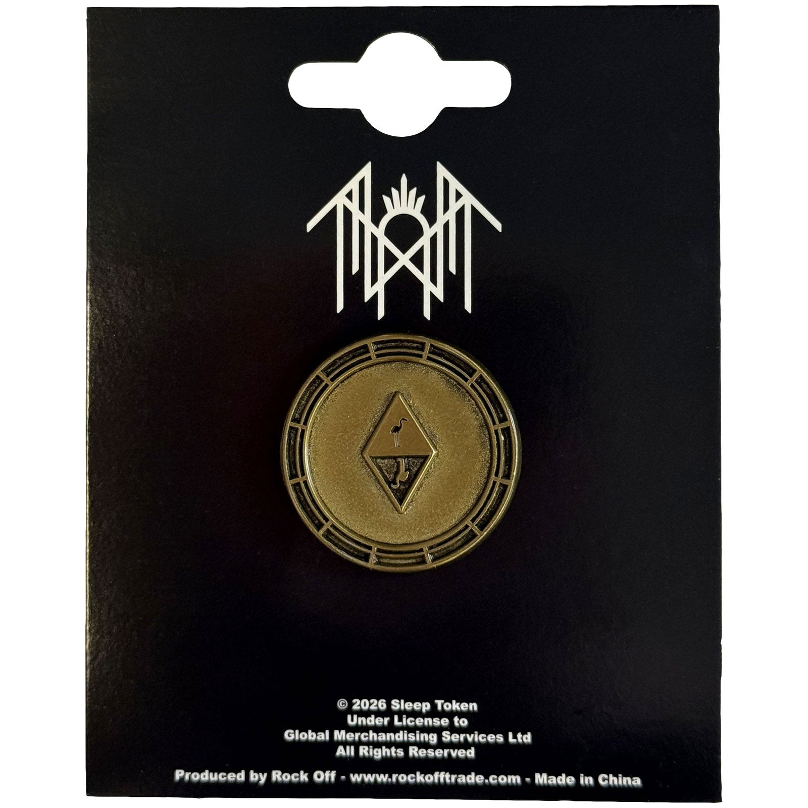 Sleep Token: Inverse Flamingos Pin badge – officielt merchandise