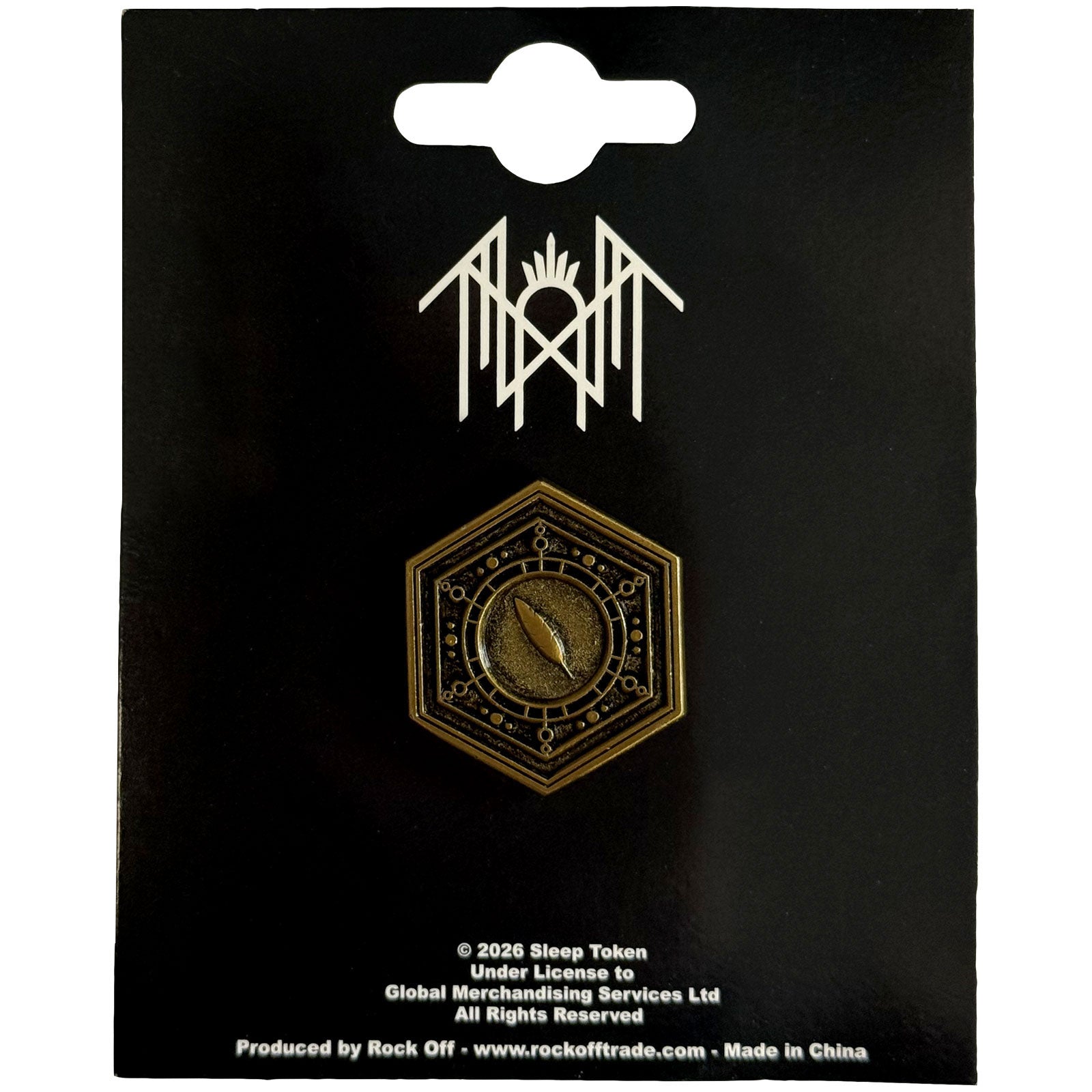 Sleep Token: Emergence Feathered Host Pin badge – officielt merchandise