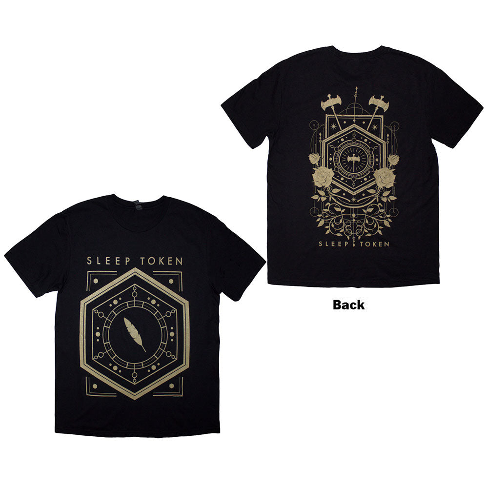 Sleep Token: Emergence Feathered Host T-Shirt (Back Print)