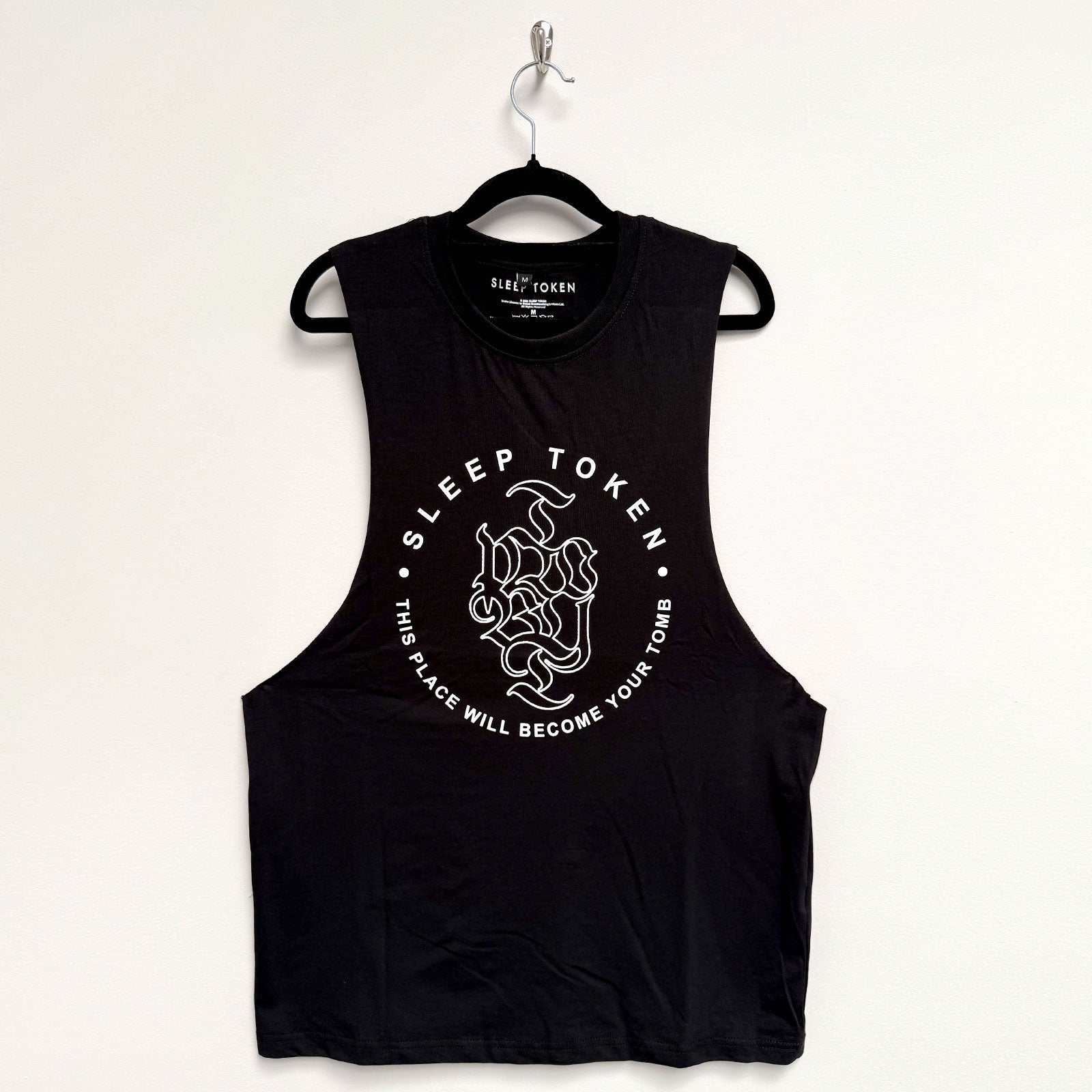 Sleep Token: Tomb Text Ring Vest T-Shirt