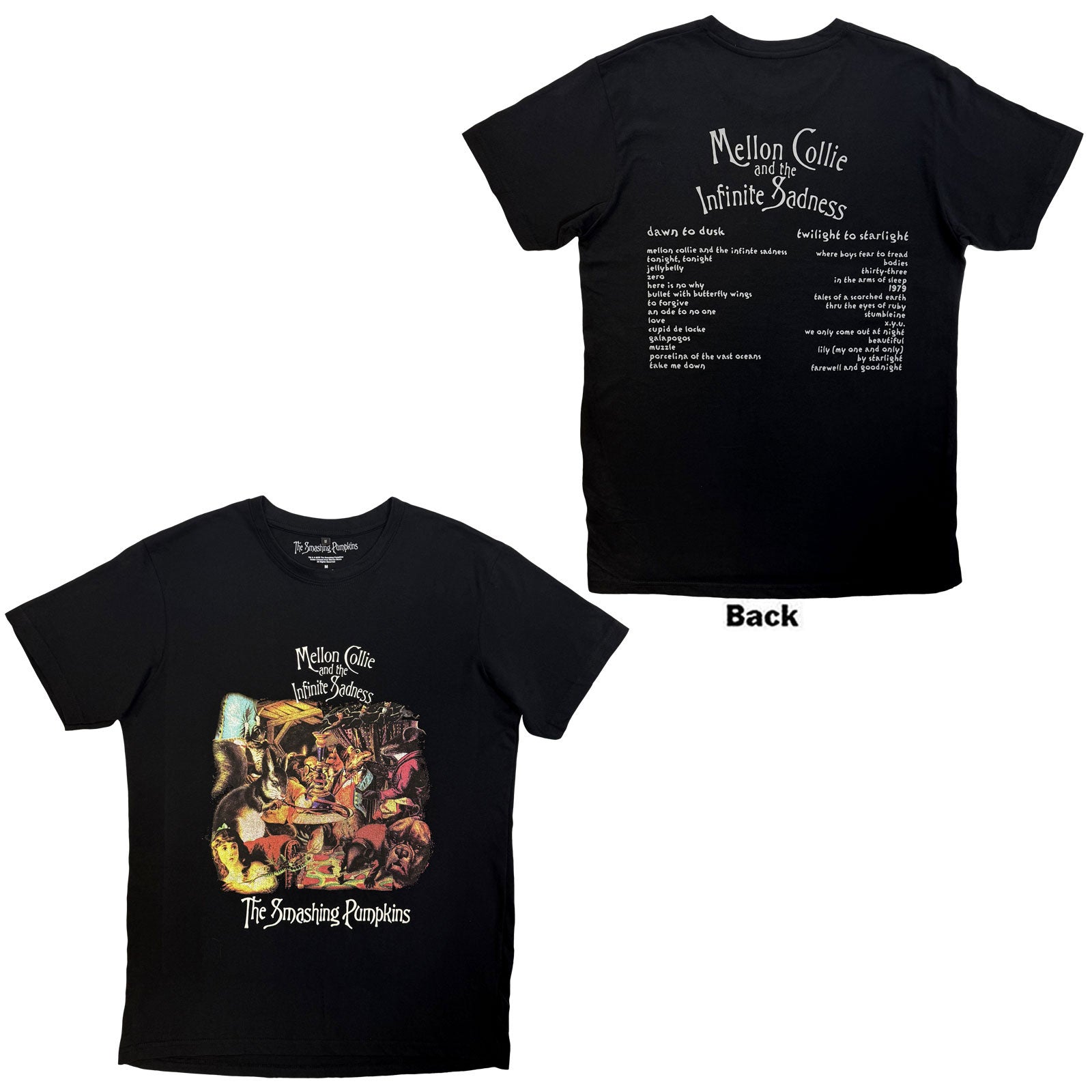 The Smashing Pumpkins: Mellon Collie Animals T-shirt – officielt merchandise