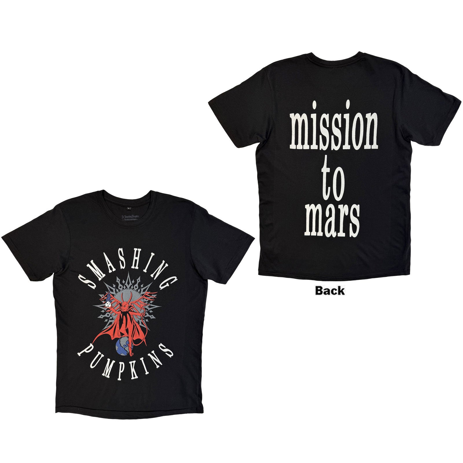 The Smashing Pumpkins: Mission To Mars T-shirt – officielt merchandise