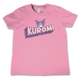 Kuromi Retro Pop Logo Kids Tee
