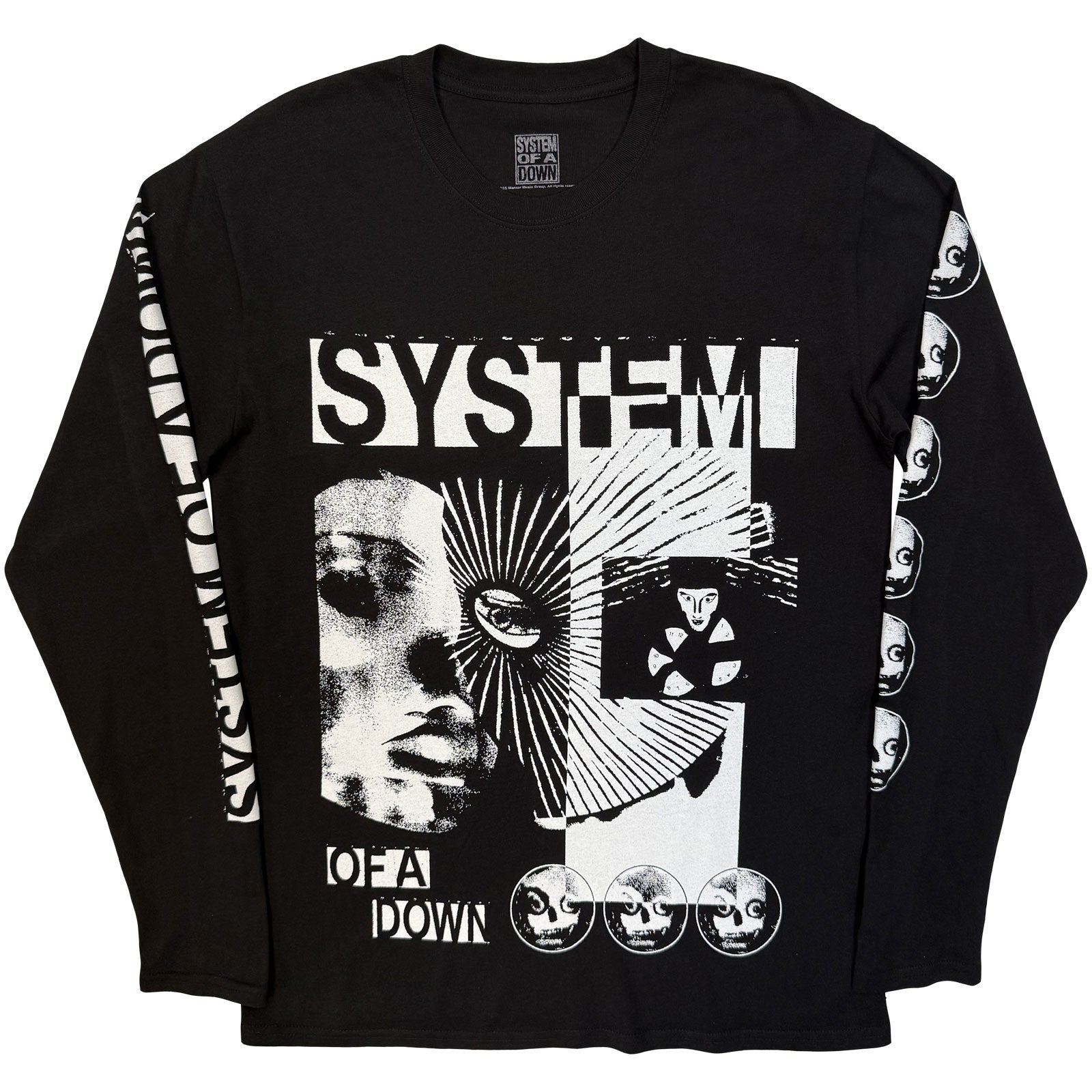 System Of A Down: Hypno Hi - Contrast (Sleeve Prints) Long Sleeve – officielt merchandise