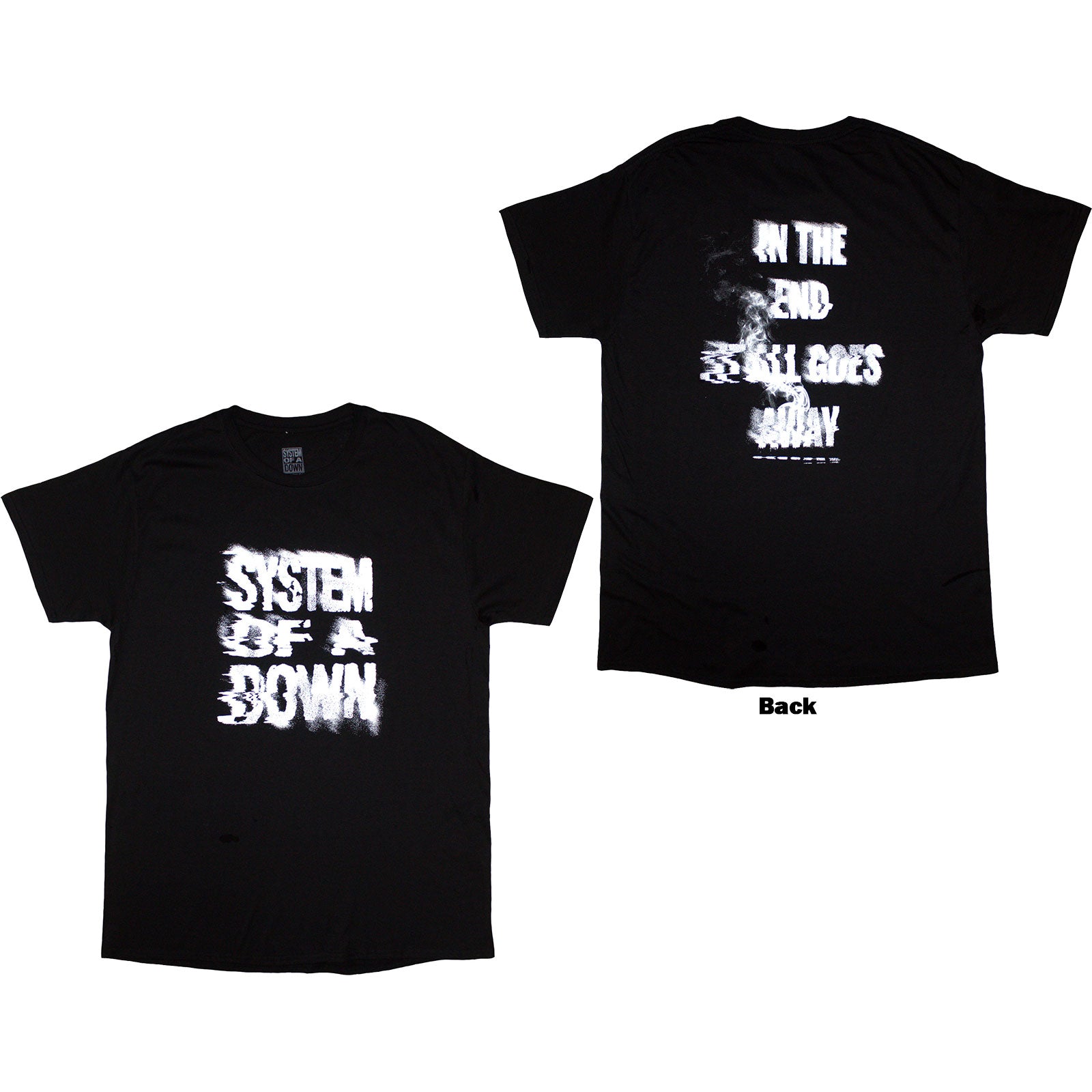 System Of A Down: All Goes Away T-Shirt (Back Print)