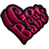 Sonny & Cher: I Got You Babe Heart Standard Patch