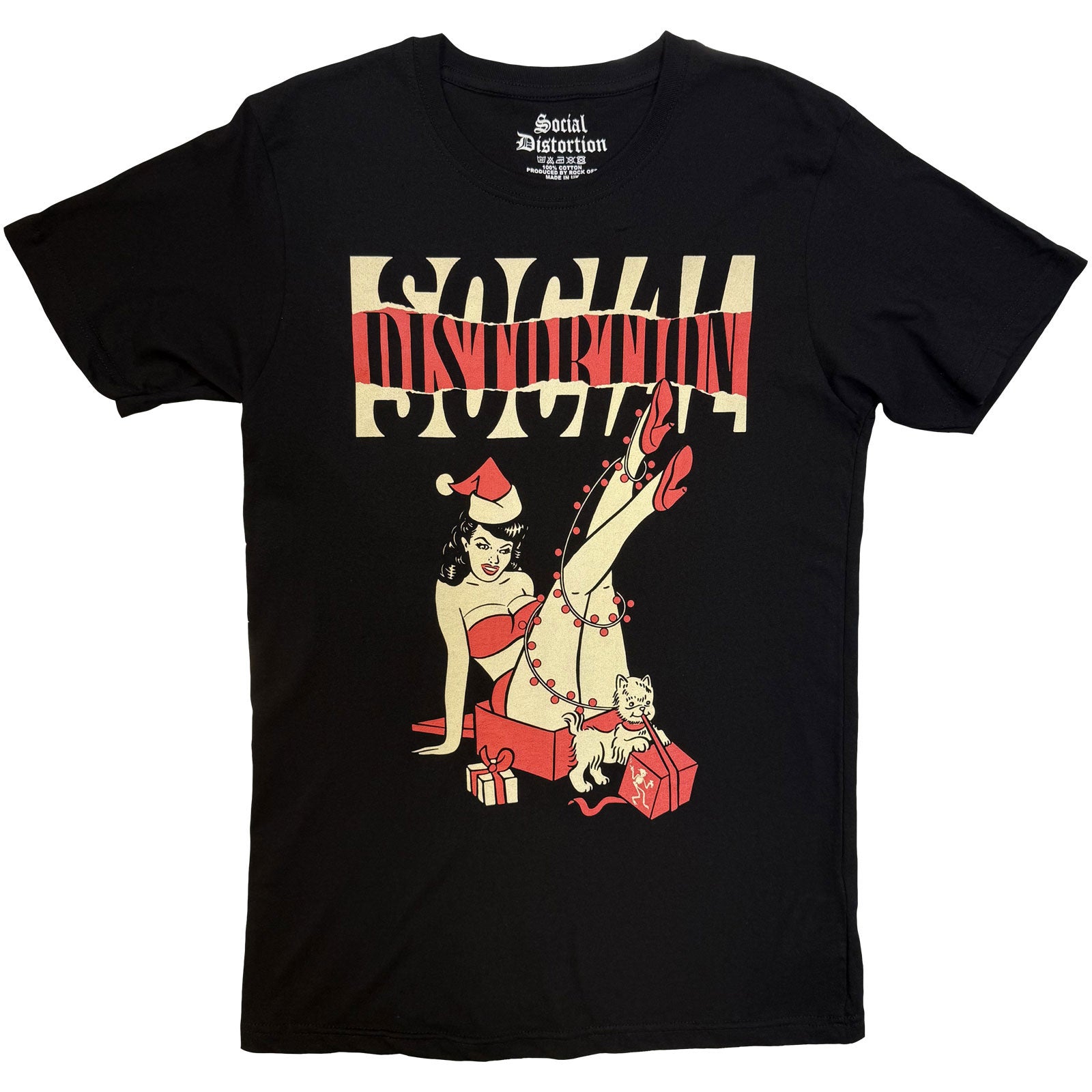 Social Distortion: Pin Up Holiday T-shirt – officielt merchandise