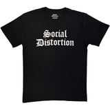 Social Distortion: Logo Mono T-shirt – officielt merchandise