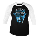 Breaking Bad I Am The One Who Knocks Baseball Long Sleeve Tee  fra MerchHub.dk